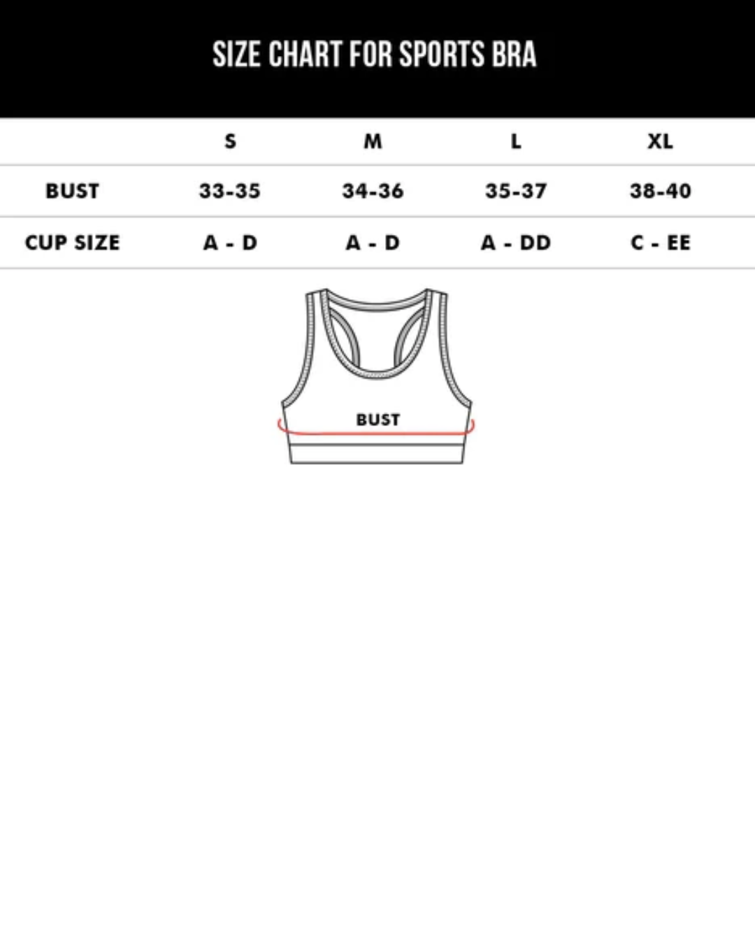 Sports Bra - Black | MDX SPORT'S |