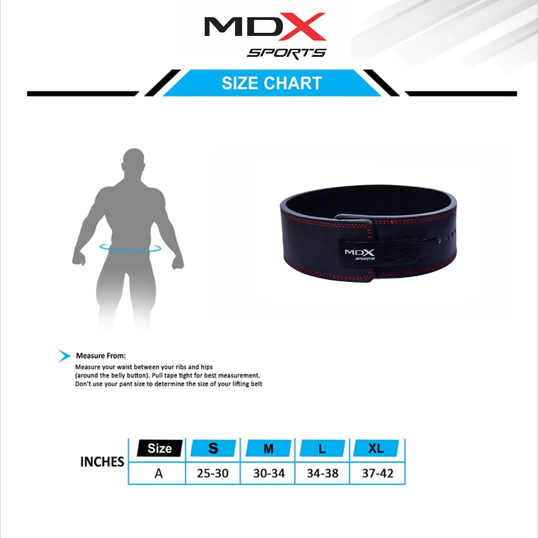 Premium Lever Leather Belt  | MDX SPORT'S |